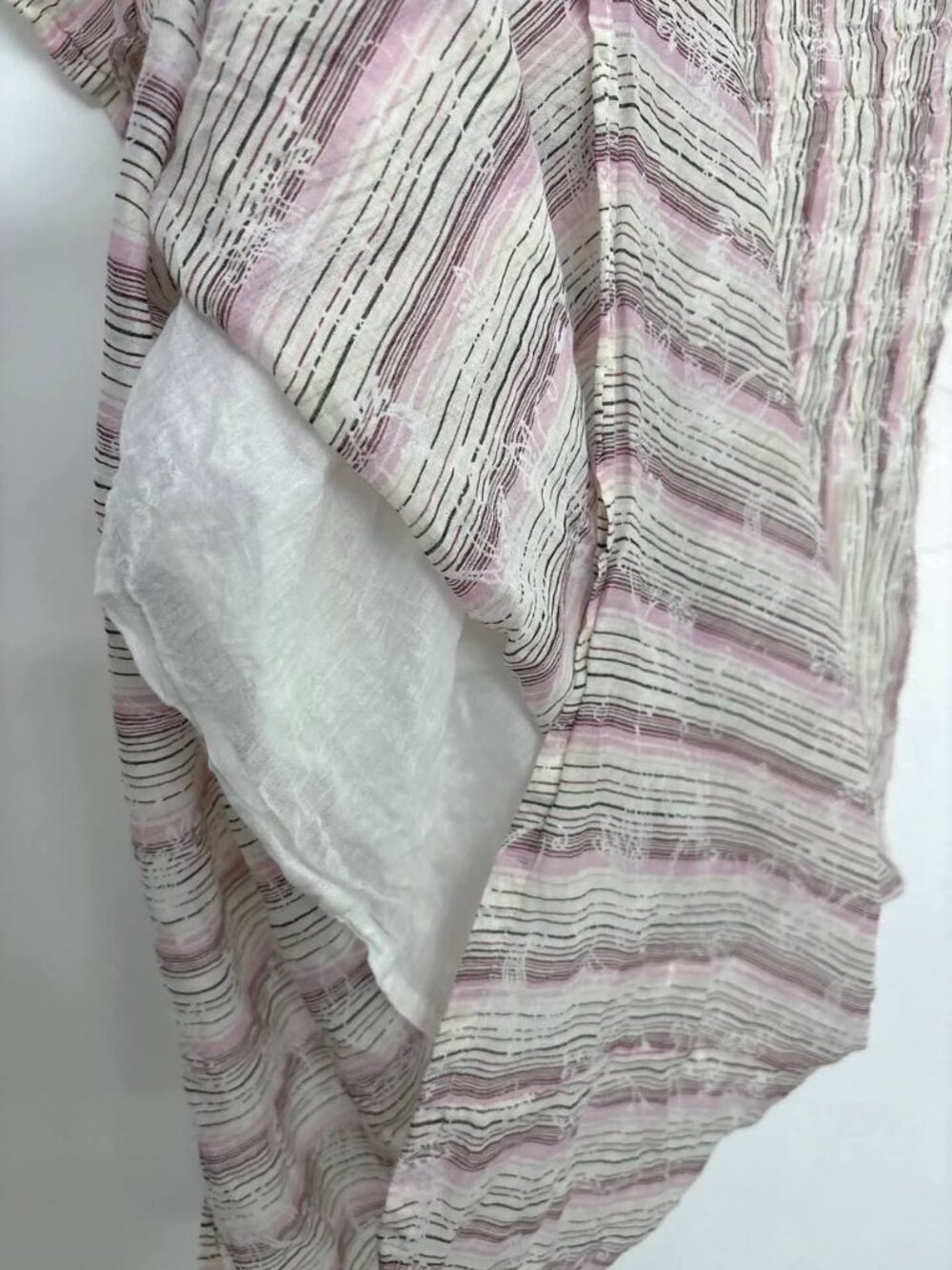 Pink Striped Mini Dress - Picture 2 of 3